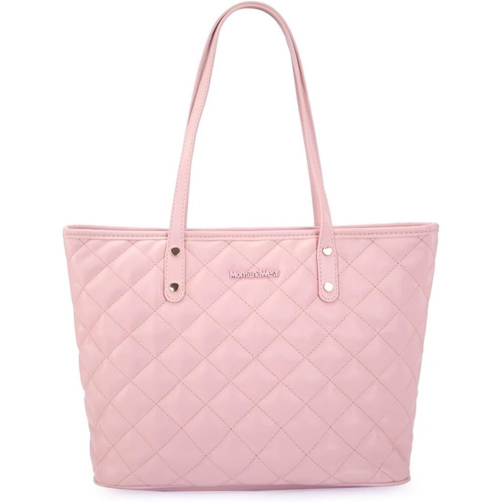 Montana West Quilted Handbag for Women Tote Purse Shoulder Bag Hobo Purse